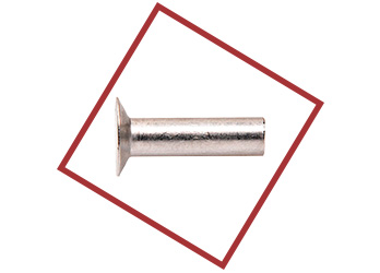 Rebites Maciços Cabeça Escareada - MaxFixa